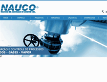 Tablet Screenshot of nauco.com.br